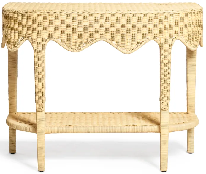 Sally Natural Rattan Console