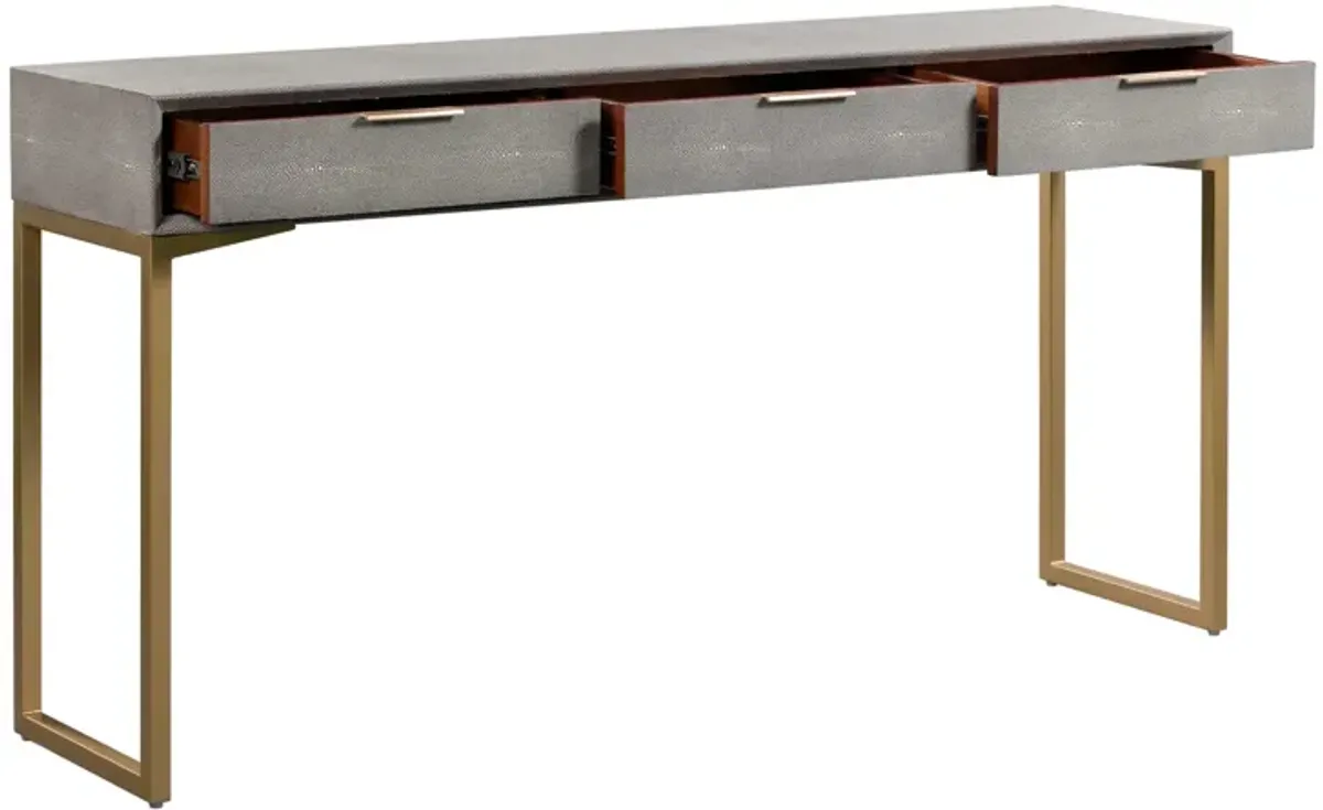 Pesce Shagreen Console Table