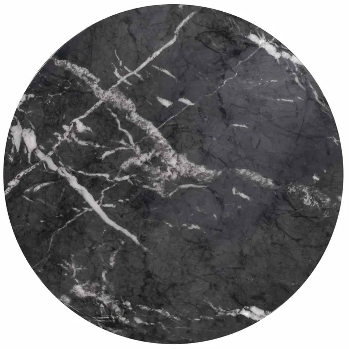 Rue Black Marble Side Table