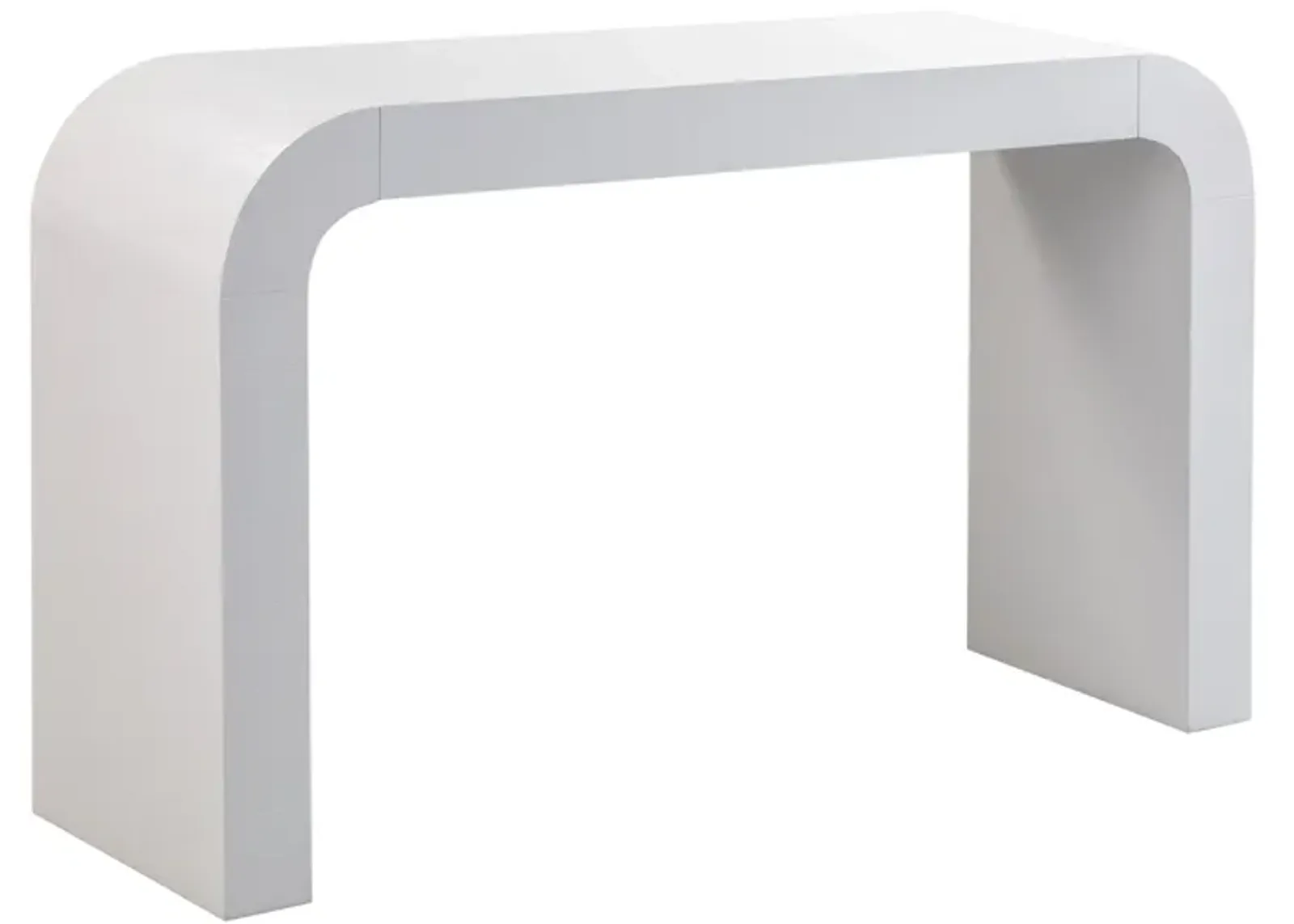 Hump White Console Table