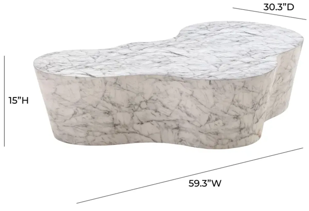 Slab Marble Coffee Table