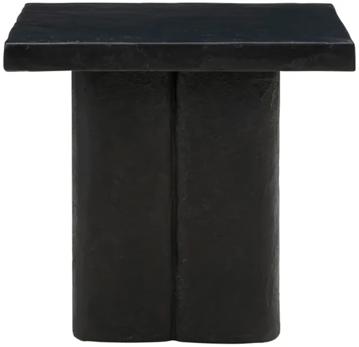 Kayla Black Concrete Side Table