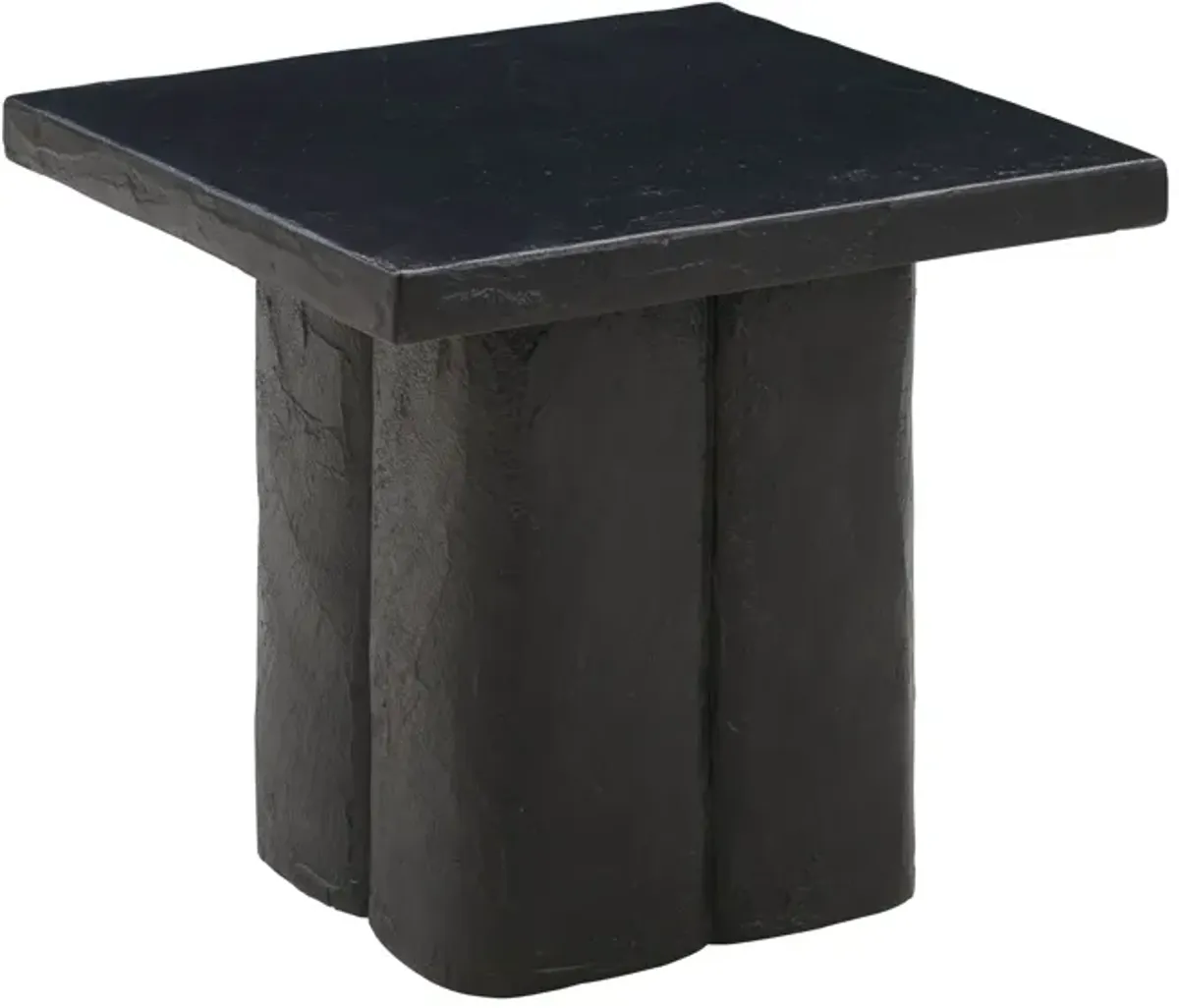 Kayla Black Concrete Side Table