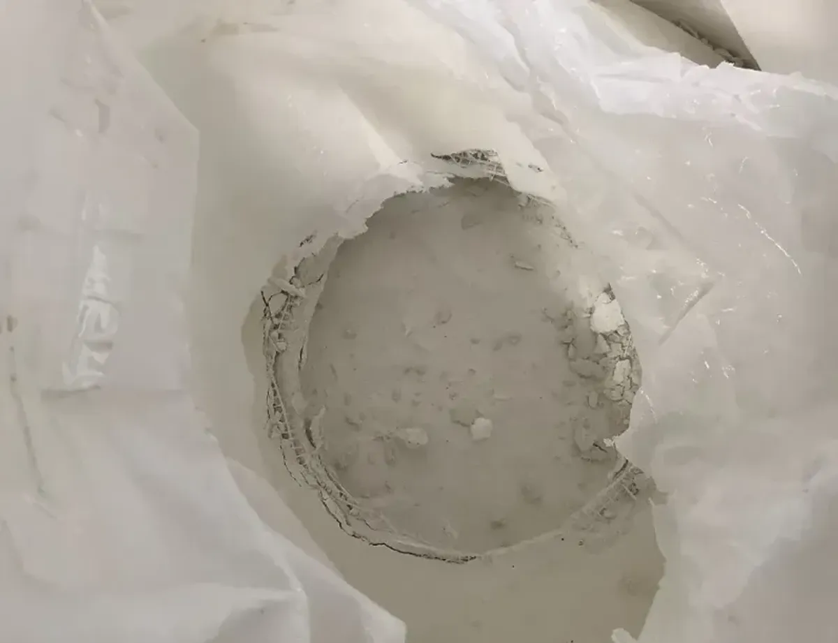 Aloe White Concrete Side Table