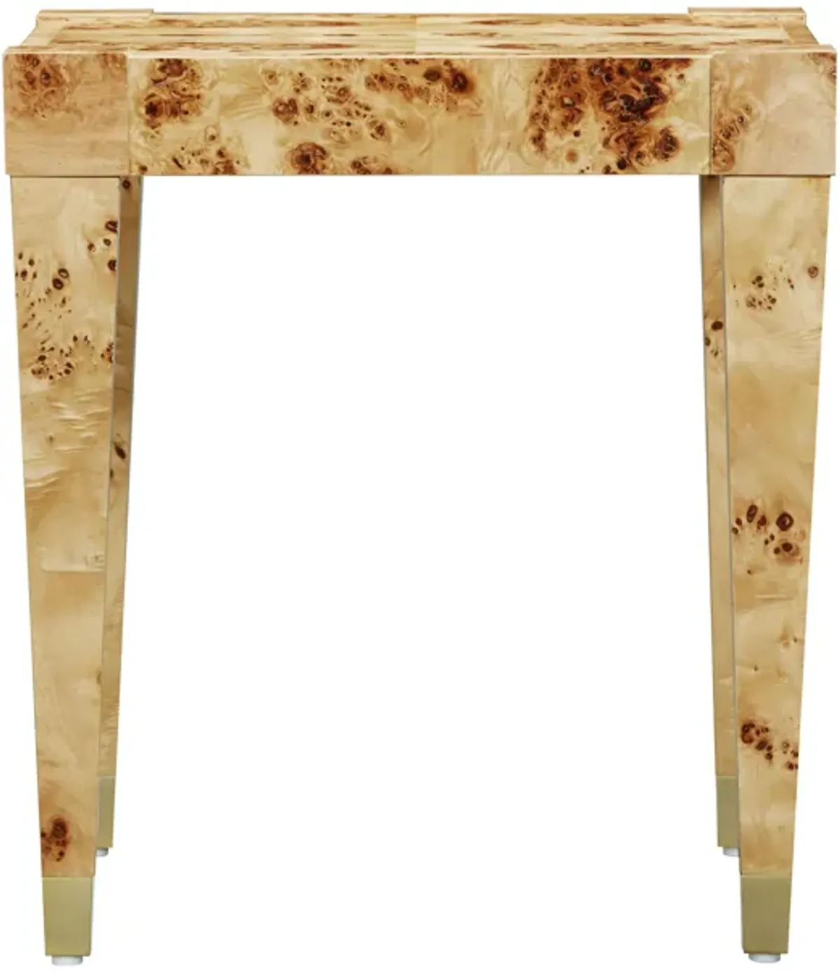 Brandyss Natural Burl End Table