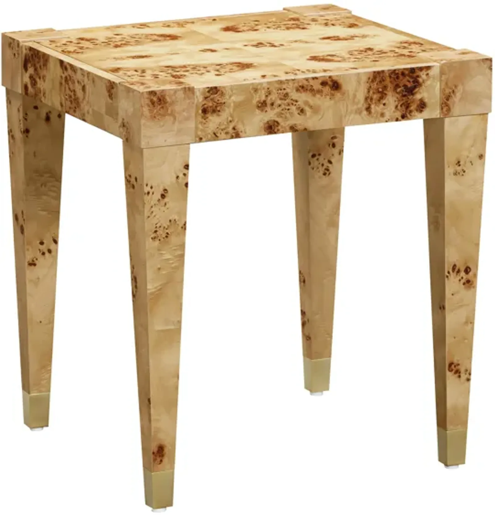 Brandyss Natural Burl End Table