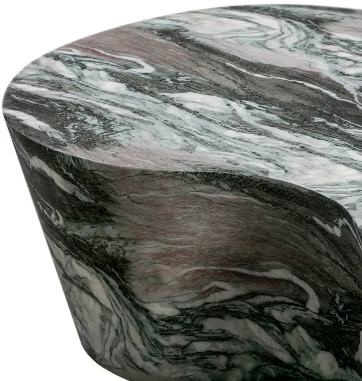 Slab Grey/Blush Faux Marble Coffee Table