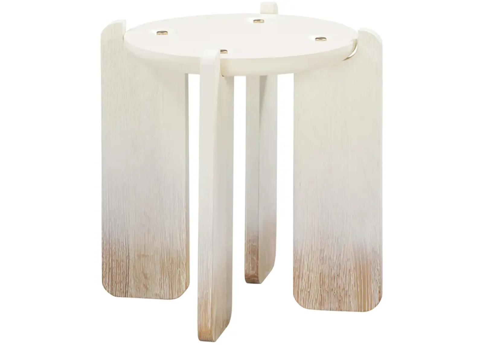 Gloria Cream Oak Side Table