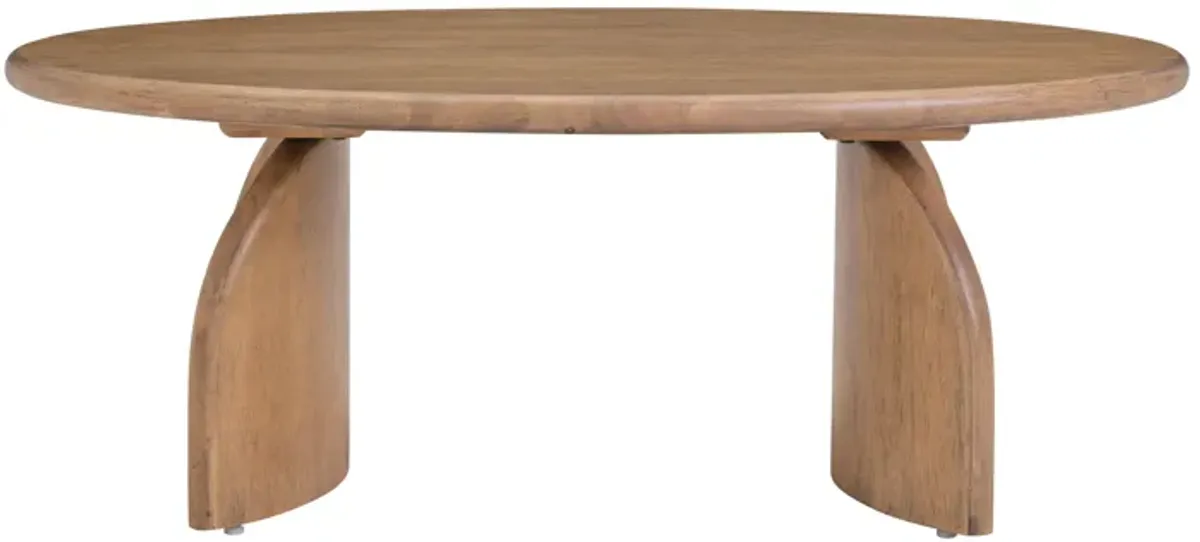 Sofia Cognac Wooden Coffee Table