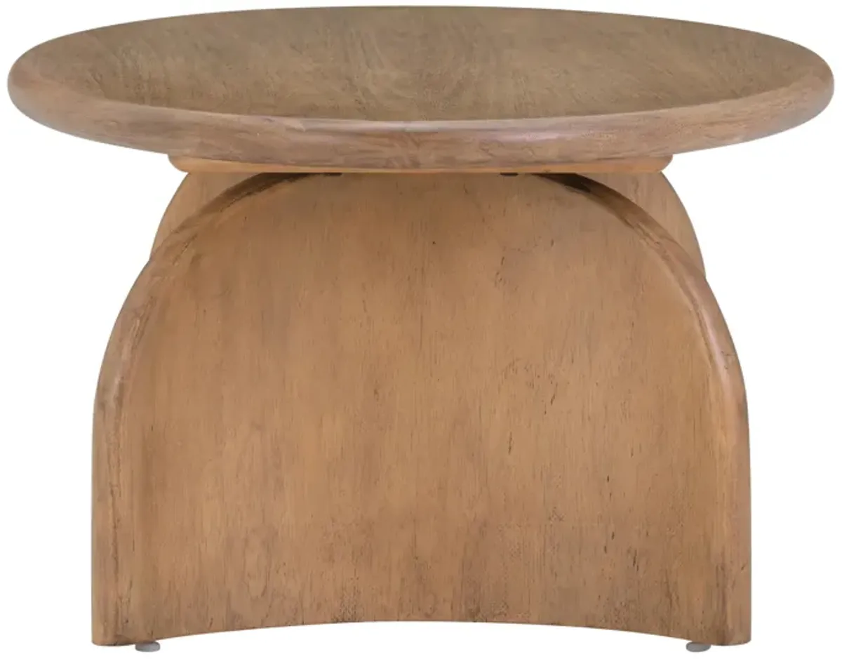 Sofia Cognac Wooden Coffee Table