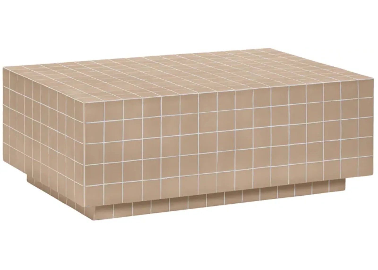 Mixie Taupe Tile Indoor / Outdoor Coffee Table