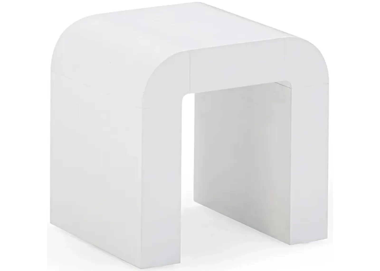 Hump White Side Table