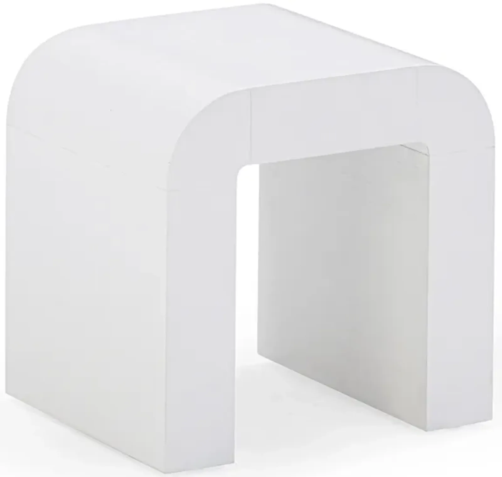 Hump White Side Table