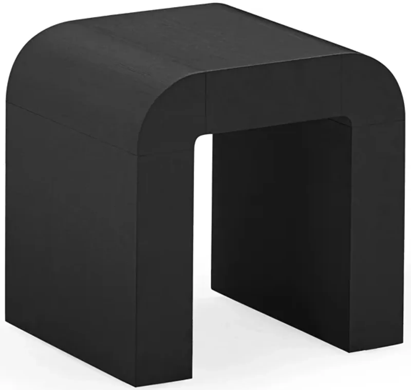 Hump Black Side Table