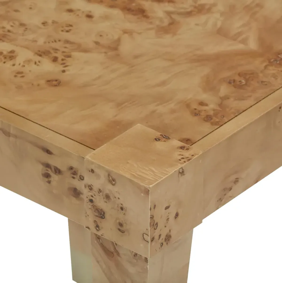 Brandyss Honey Burl End Table