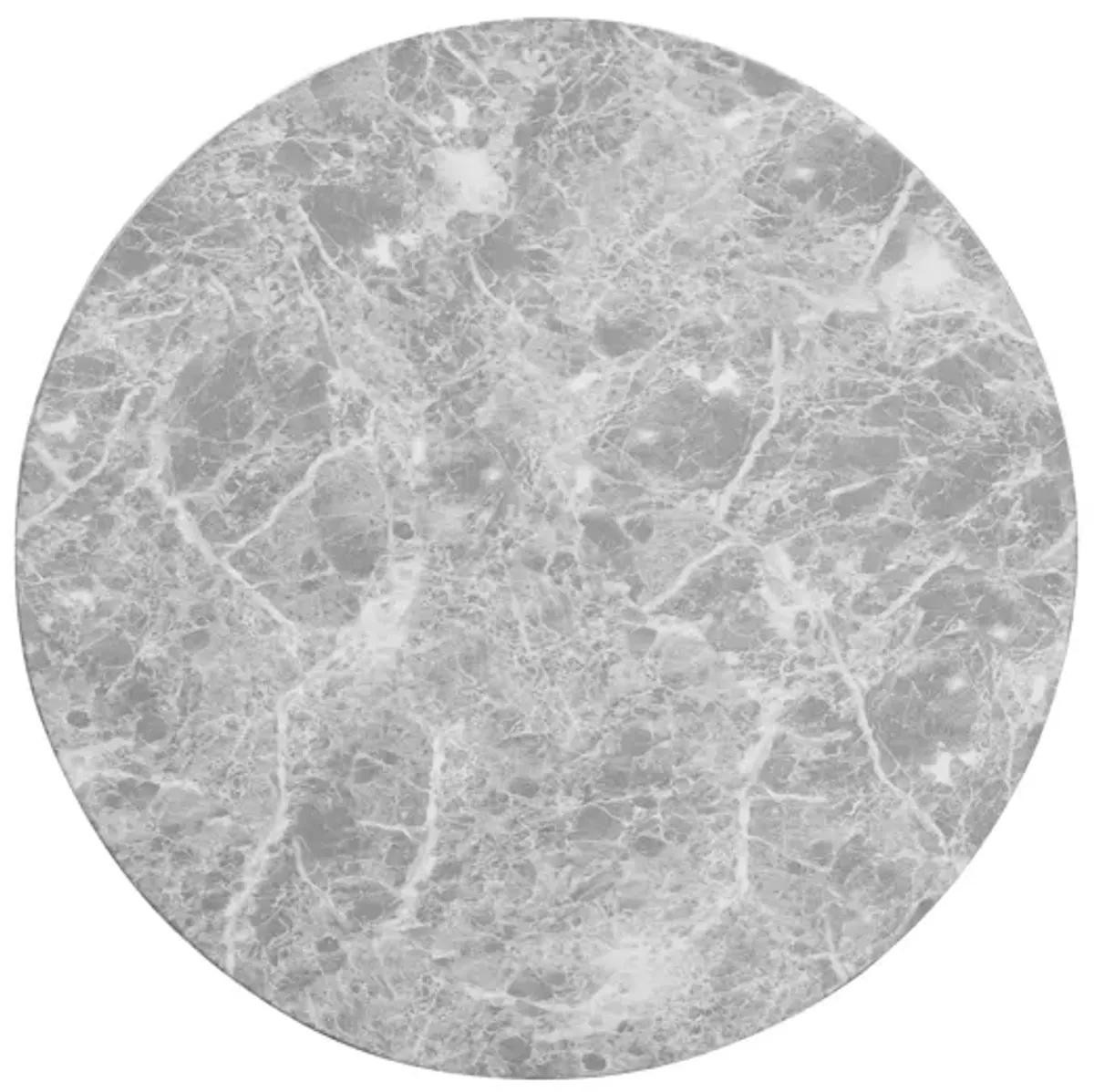 Charra Grey Faux Marble Indoor/Outdoor Side Table