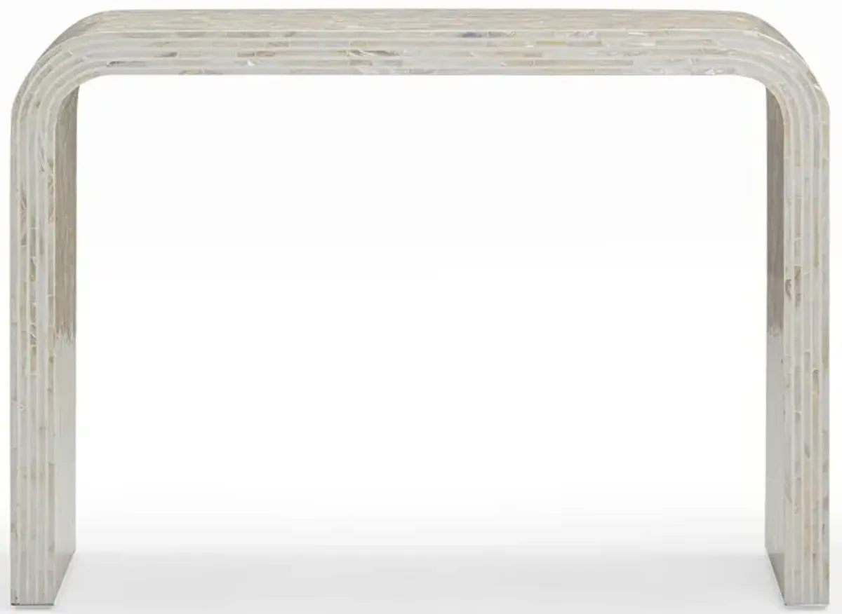 Opus Cream Capiz Shell Console Table