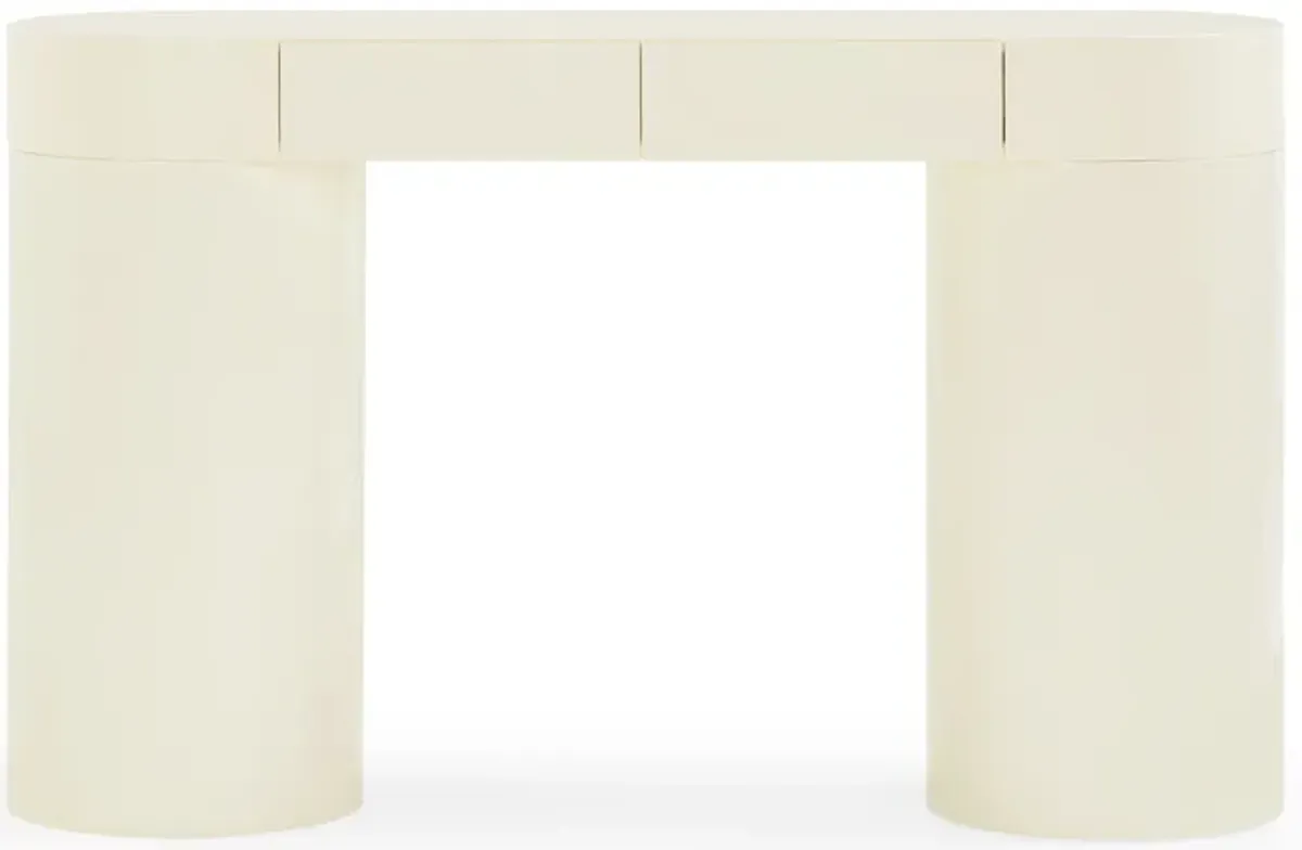 Mira Cream High Gloss Console Table