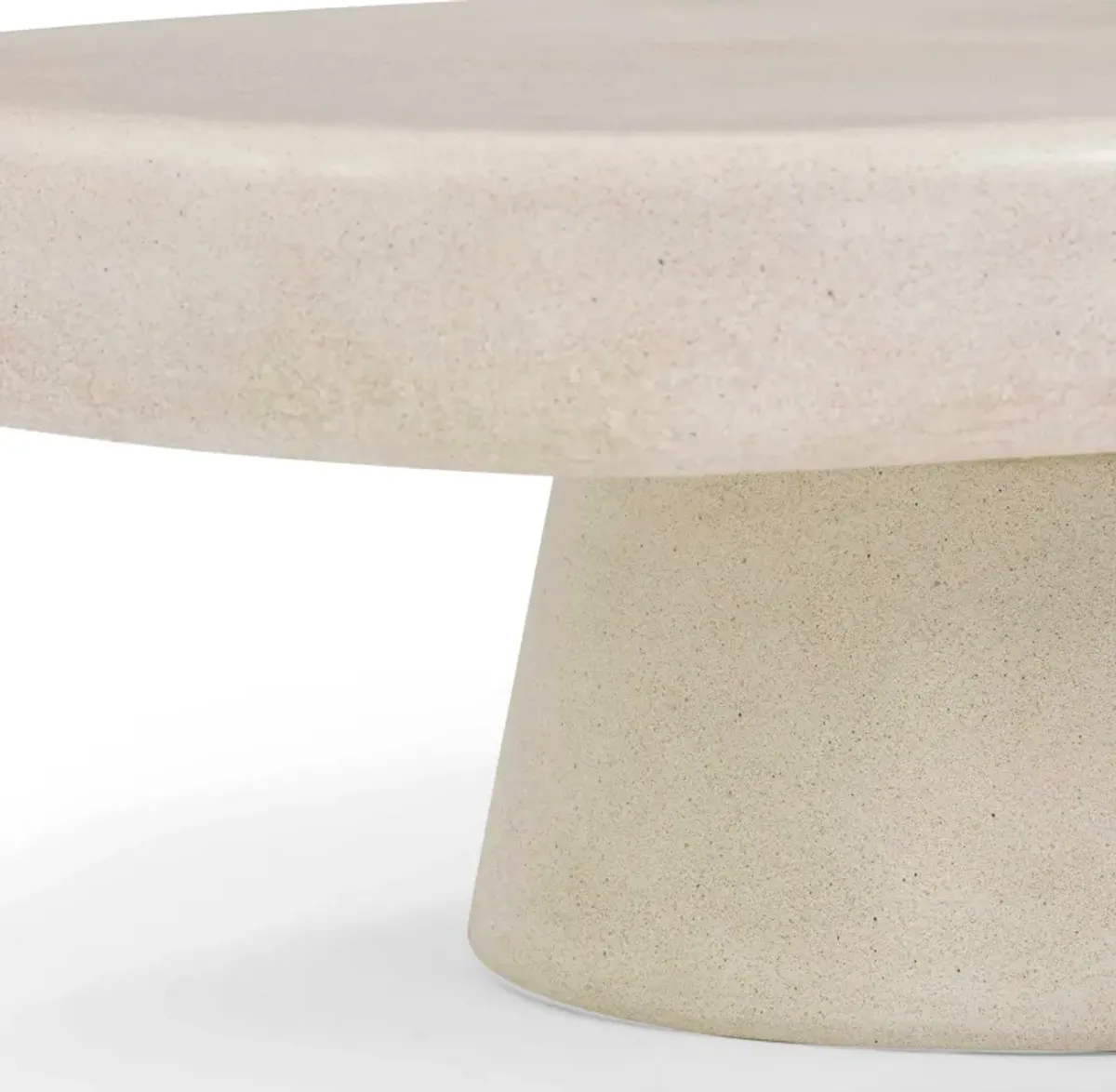 Darial Sandstone Indoor/Outdoor Coffee Table