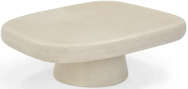 Darial Sandstone Indoor/Outdoor Coffee Table