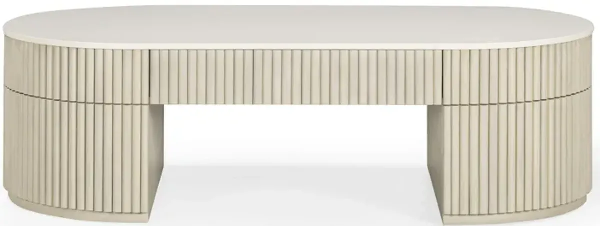 Bella Cream Large Storage Coffee Table