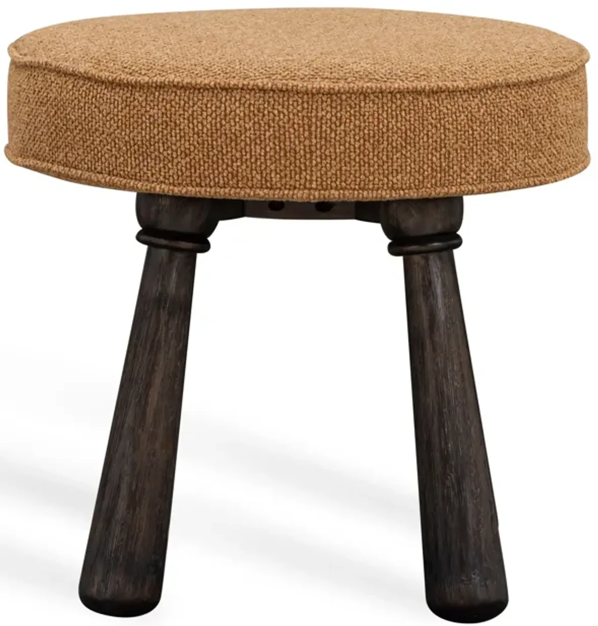 Pookie Golden Brown Boucle Stool
