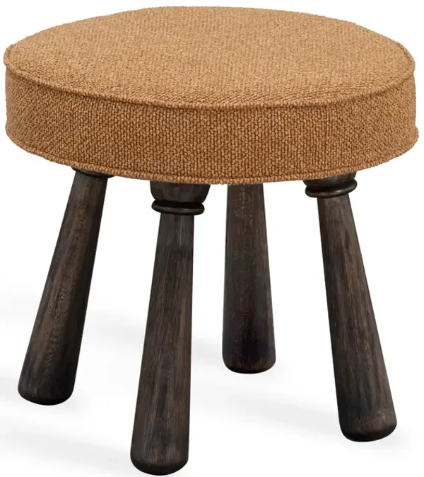 Pookie Golden Brown Boucle Stool