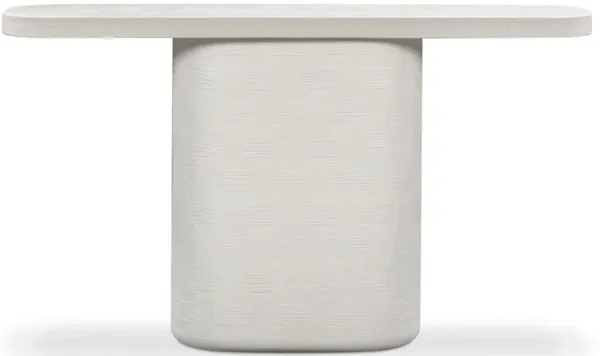 Suraya Ivory Concrete Console Table