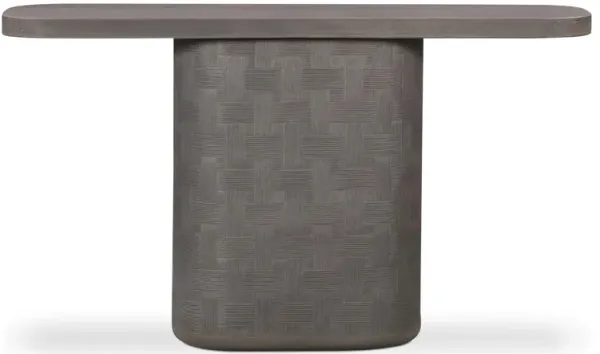 Suraya Dark Umber Concrete Console Table