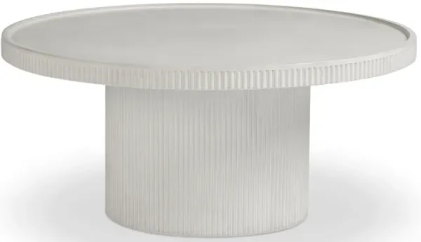 Darcy White Indoor/Outdoor Concrete Coffee Table