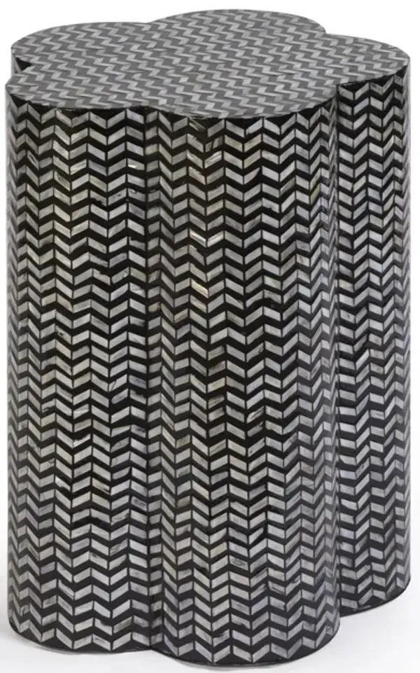 Truffle Mother of Pearl Shell Side Table