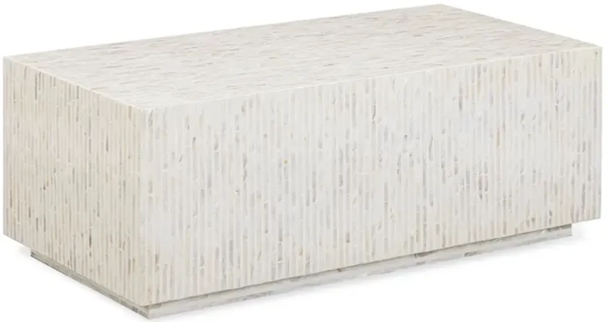 Earl Cream Mother of Pearl Coffee Table