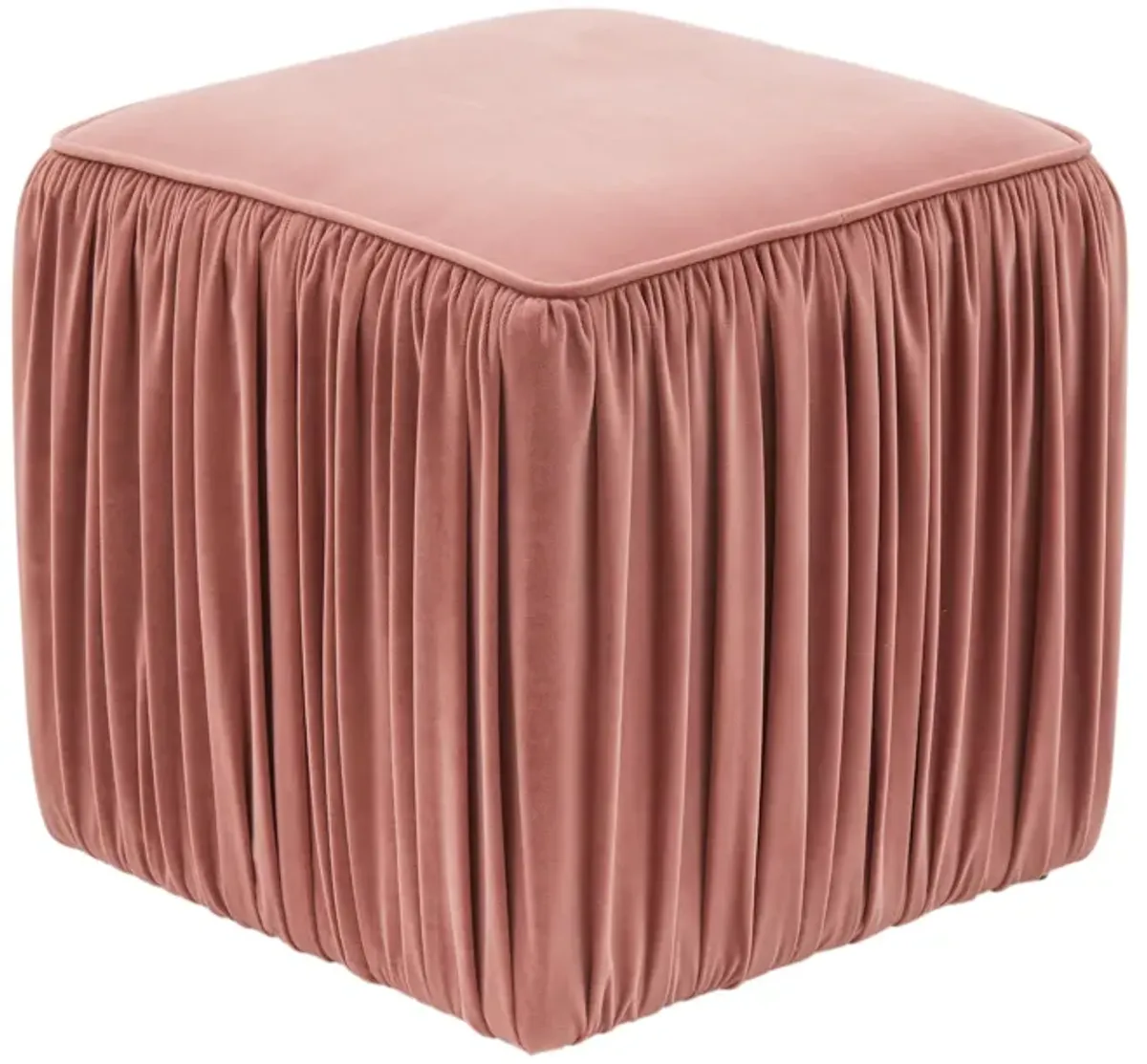 Morgan Mauve Pleated Ottoman