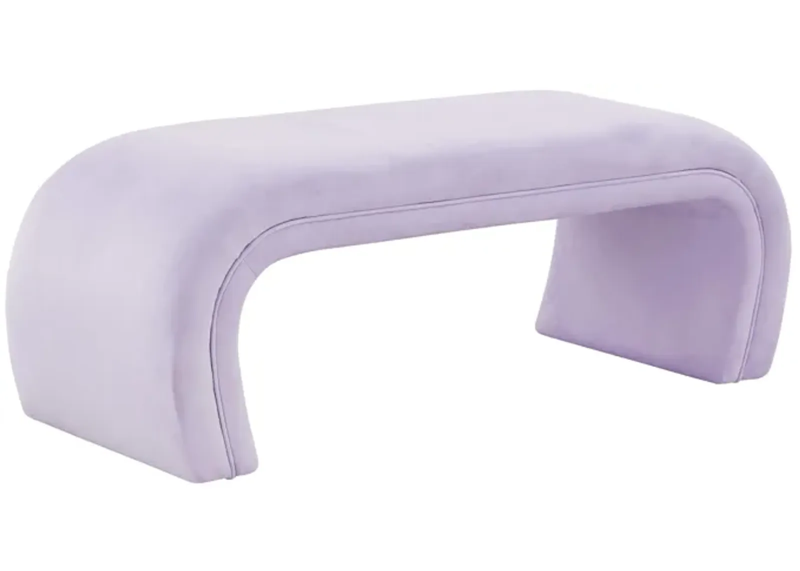 Kenya Lavender Velvet Bench