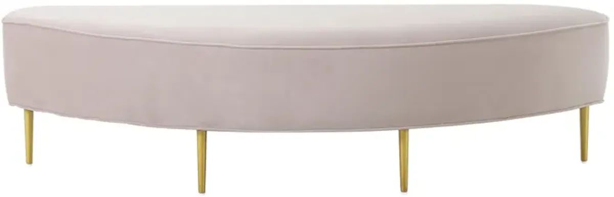 Bianca Blush Velvet Full Bench