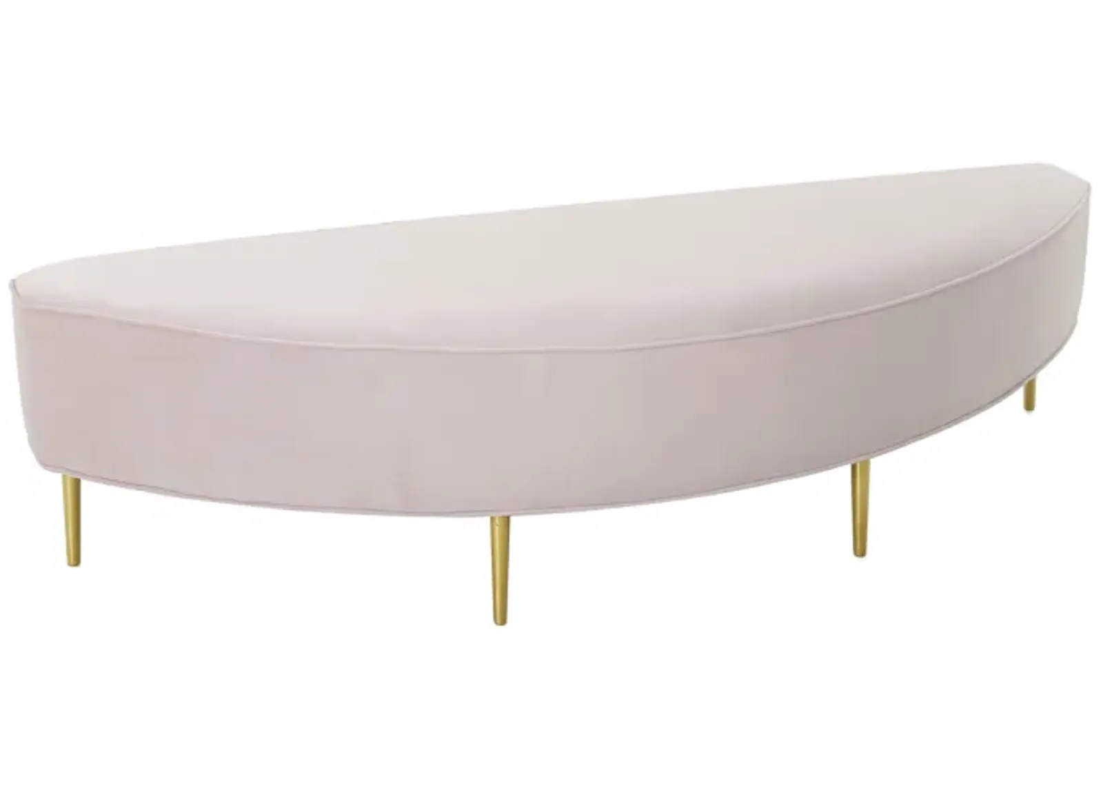 Bianca Blush Velvet Full Bench