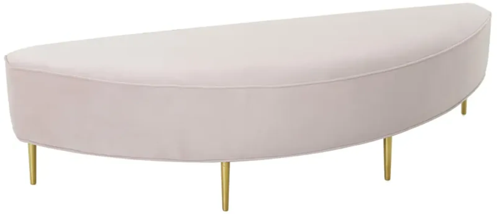 Bianca Blush Velvet Full Bench