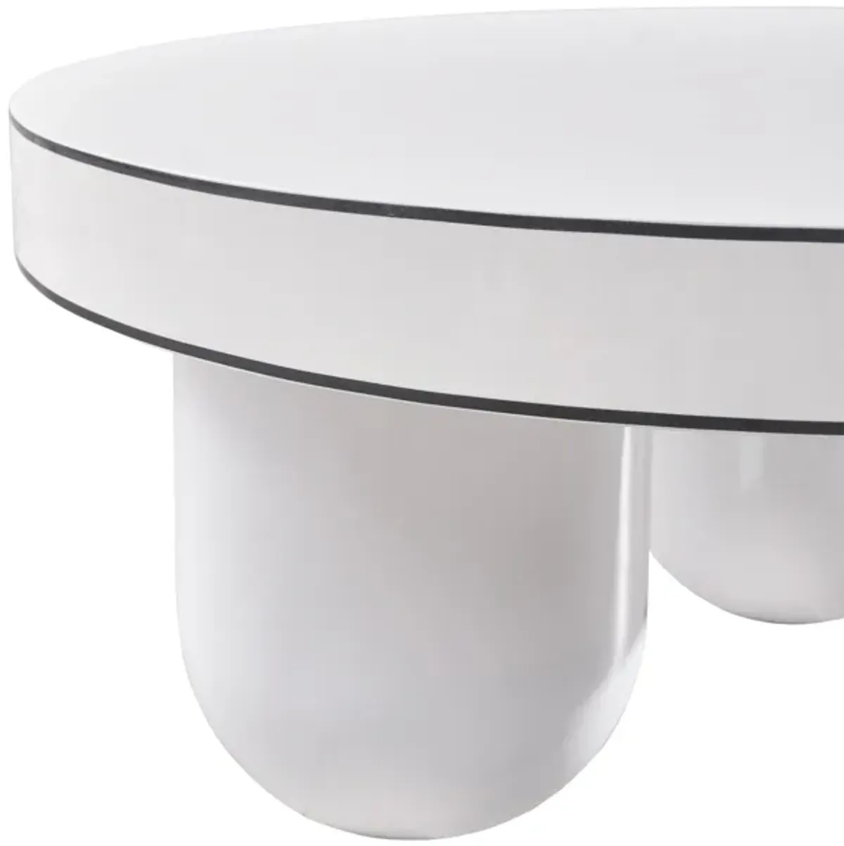 Jasper White Glossy Coffee Table