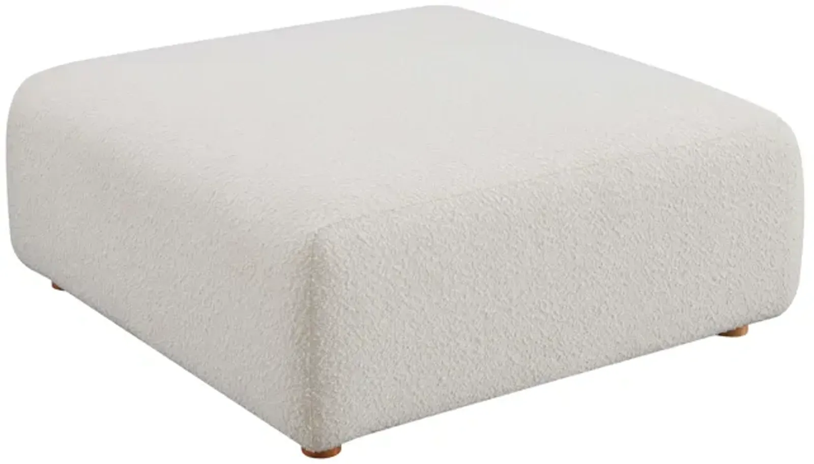 Hangover Cream Boucle Ottoman