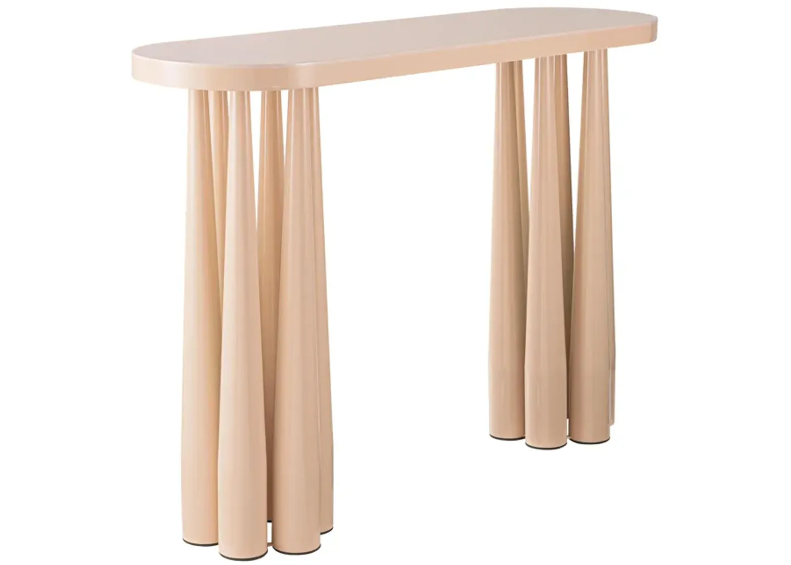 Titan Peach Rose Glossy Console Table