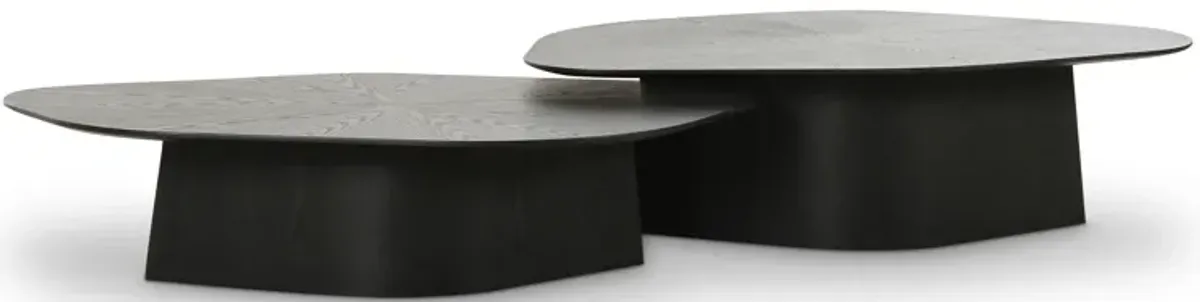 Roche Black Ash Nesting Coffee Table Set