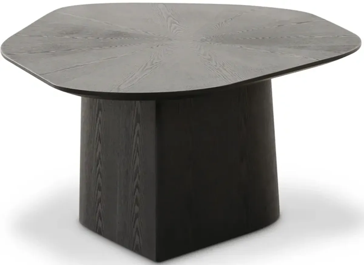 Roche Black Ash Geometric Coffee Table