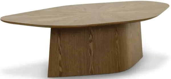 Roche Brown Ash Geometric Coffee Table