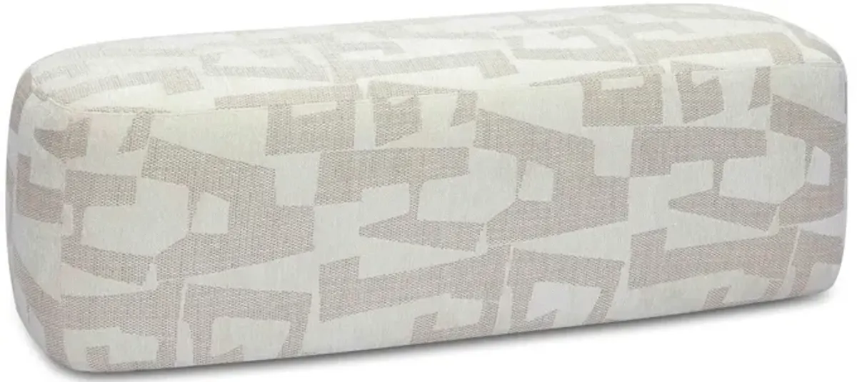 Graceland Cream Jacquard Bench