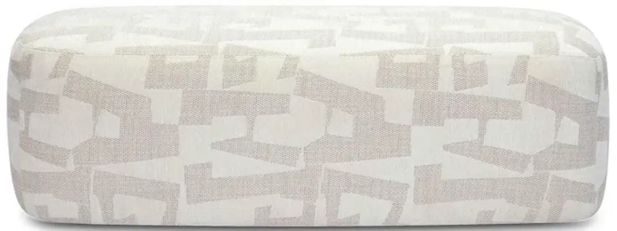 Graceland Cream Jacquard Bench