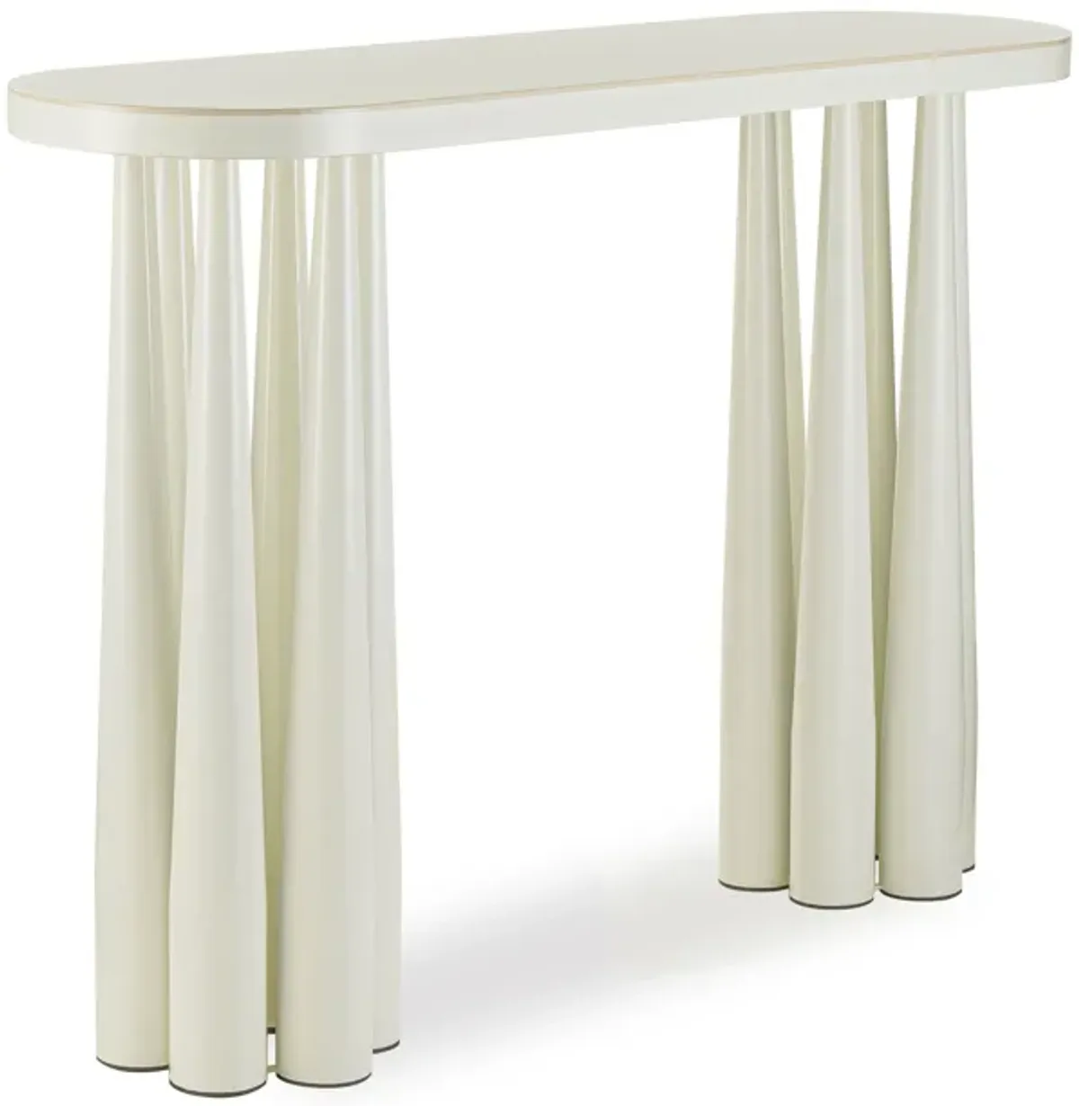 Titan Cream Glossy Console Table