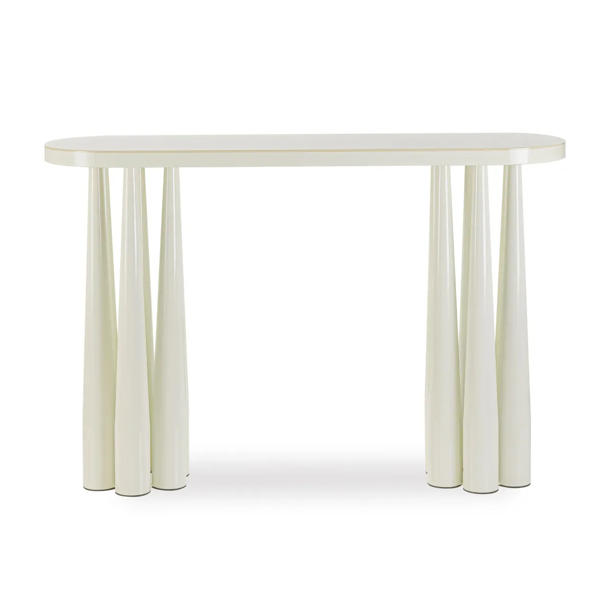 Titan Cream Glossy Console Table