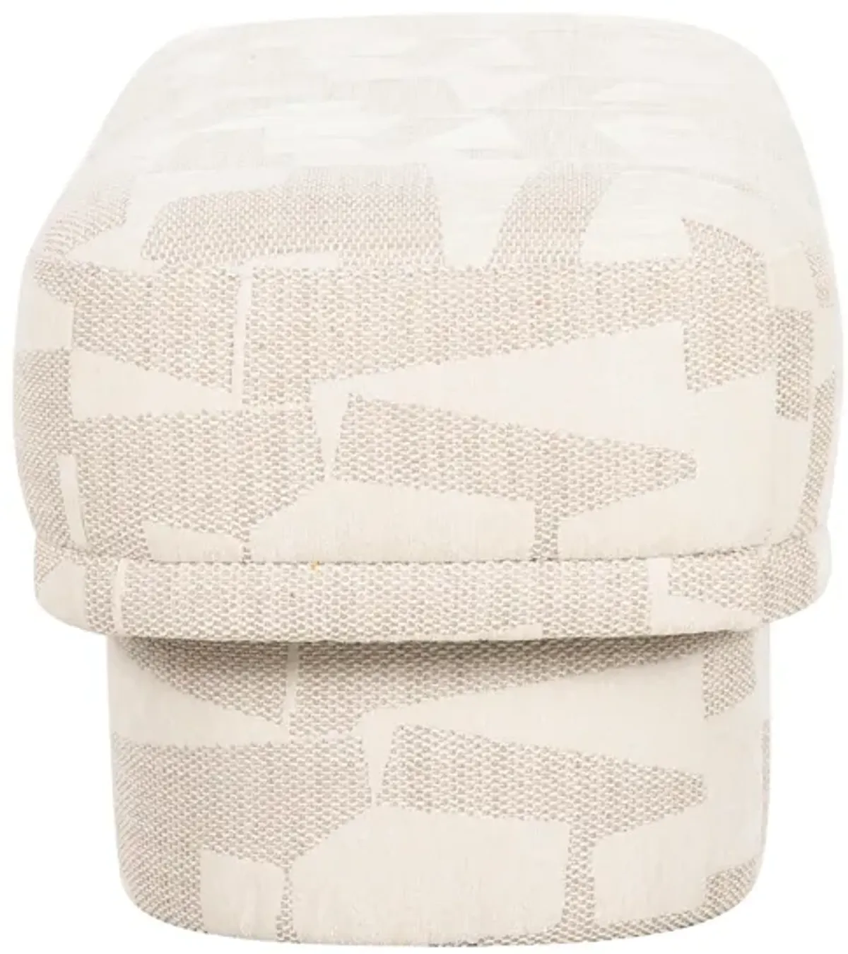 Lena Cream Jacquard Bench