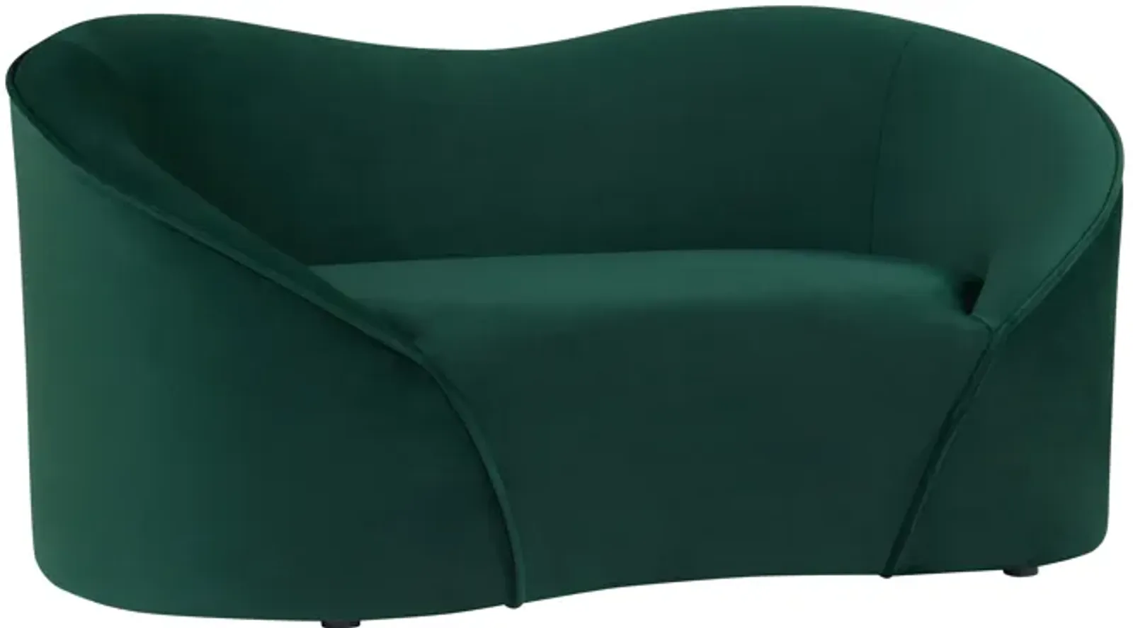 Poodle Forest Green Pet Bed