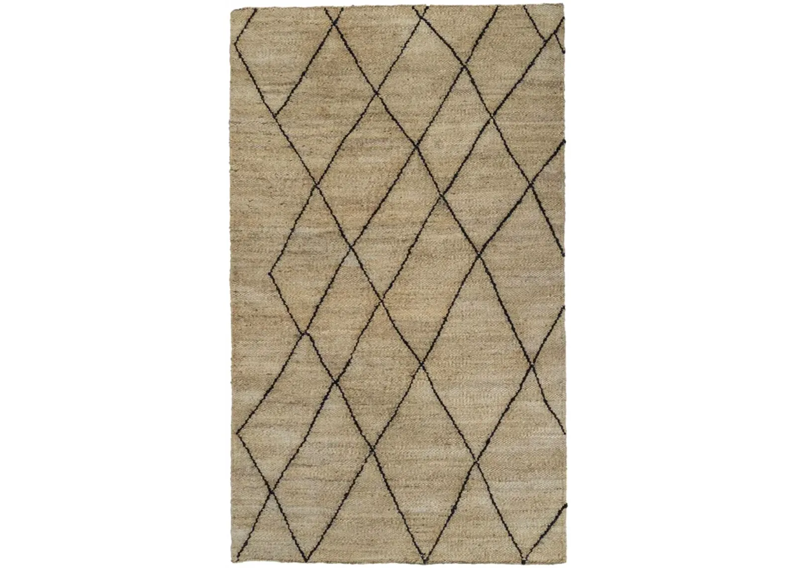 Crosshatch Natural 5' x 8' Area Rug